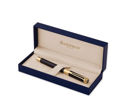 Перьевая ручка Waterman Perspeсtive Black GT.Перо: нержавеющая сталь c позолотой 23К.