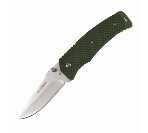 Нож Ganzo G618 440 Steel Exclusive Edition Green Handle