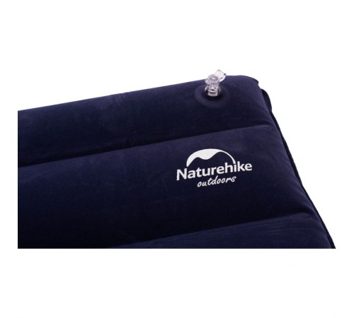 Подушка  Naturehike NH18F018-Z надувная прямоугольная  темно синяя, 6927595760901