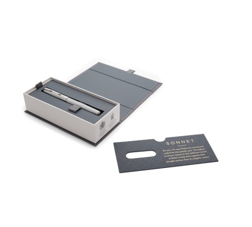 Ручка перьевая Parker Sonnet Metal & Pearl Lacquer PT
