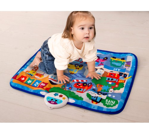 Интерактивная игрушка Kids Hits Музыкальный коврик с огоньками Мы едем-едем