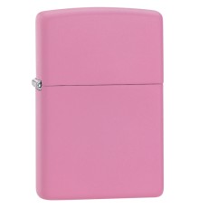 Зажигалка ZIPPO Classic с покрытием Pink Matte, латунь/сталь, розовая, матовая, 38x13x57 мм