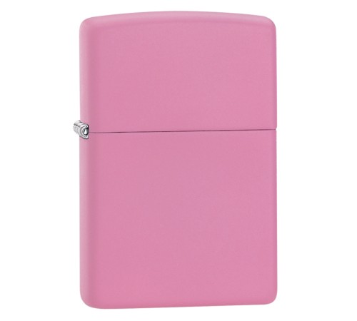 Зажигалка ZIPPO Classic с покрытием Pink Matte, латунь/сталь, розовая, матовая, 38x13x57 мм