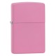 Зажигалка ZIPPO Classic с покрытием Pink Matte, латунь/сталь, розовая, матовая, 38x13x57 мм