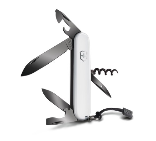 Нож перочинный VICTORINOX Spartan PS, 91 мм, 13 функций, белый, со шнурком в комплекте