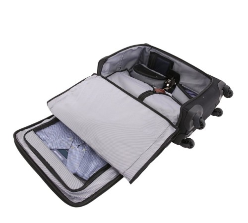 Чемодан WENGER Getaway, цвет черный, полиэстер 720x720D добби, 35x20x63 см, 44 л