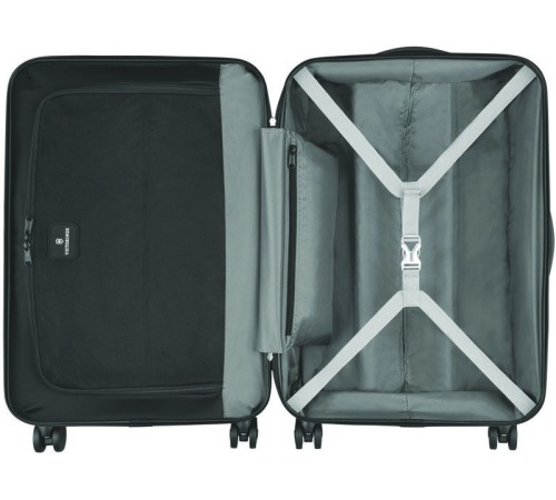 Чемодан VICTORINOX Spectra™ 2.0 26, чёрный, поликарбонат Bayer, 44x26x68 см, 54,1 л