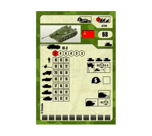 Сборная модель ZVEZDA Советский тяжёлый танк ИС-3, 1/100