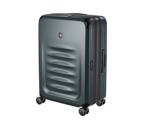 Чемодан VICTORINOX Spectra™ 3.0 Exp. Medium Case, темно-зеленый, поликарбонат Sorplas™, 46x30x69 см, 81 л
