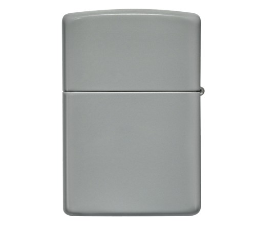 Зажигалка ZIPPO Classic с покрытием Flat Grey, латунь/сталь, серая, матовая, 38x13x57 мм