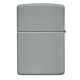 Зажигалка ZIPPO Classic с покрытием Flat Grey, латунь/сталь, серая, матовая, 38x13x57 мм