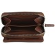 Кошелёк женский BUGATTI Lady Top, на молнии, коньячный, натуральная воловья кожа, 12х2,5х9 см
