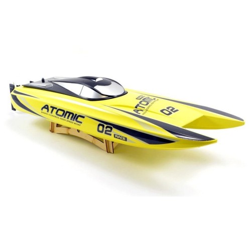 Радиоуправляемый катамаран Volantex RC ATOMIC 700 желтый Brushless PNP