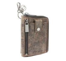 Портмоне WENGER Arizona, на молнии, коричневый, воловья кожа, 11,5×2,5×16,5 см