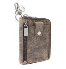 Портмоне WENGER Arizona, на молнии, коричневый, воловья кожа, 11,5×2,5×16,5 см
