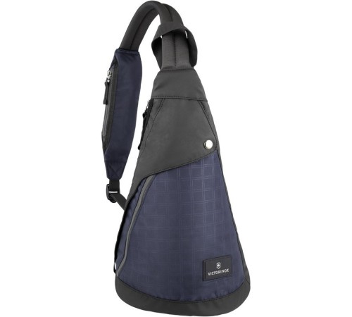 Рюкзак с одним плечевым ремнём VICTORINOX Monosling, синий, нейлон Versatek™, 23x14x41 см, 13 л