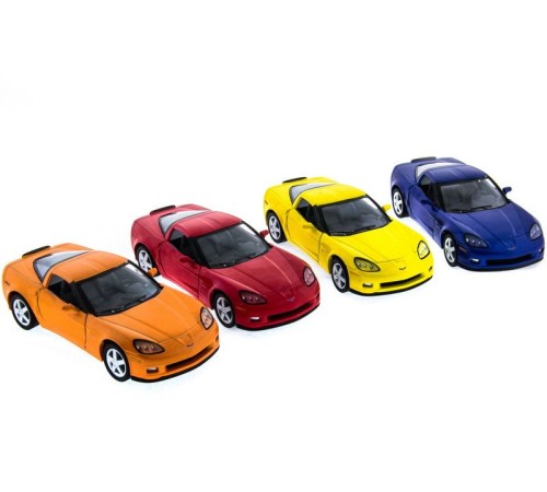 Машина Kinsmart CHEVROLET CORVETTE Z06 инерция (1/12шт.) 1:36 б/к
