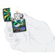 Зажигалка ZIPPO Black Light Eye с покрытием Black Matte, латунь/сталь, чёрная, матовая, 38x13x57 мм
