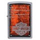 Зажигалка ZIPPO Harley-Davidson® с покрытием Street Chrome™, латунь/сталь, серебристая, 38x13x57 мм
