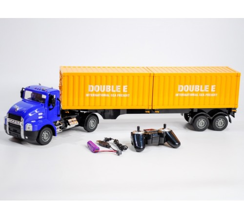 Радиоуправляемый тягач на 2 контейнера Double Eagle MACK 1/26 2.4G RTR
