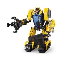 Радиоуправляемый конструктор CADA 2 в 1 экскаватор ROCK MAN (930 деталей), (китайская коробка)