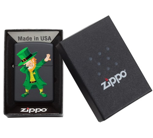 Зажигалка ZIPPO Classic с покрытием Black Matte, латунь/сталь, чёрная, матовая, 38x13x57 мм