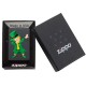 Зажигалка ZIPPO Classic с покрытием Black Matte, латунь/сталь, чёрная, матовая, 38x13x57 мм