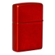 Зажигалка ZIPPO Classic с покрытием Metallic Red, латунь/сталь, красная, матовая, 38x13x57 мм