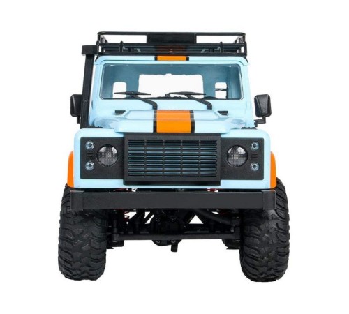 Радиоуправляемая машина MN MODEL английский внедорожник Defender  D90 (голубой) 4WD 2.4G 1/12 RTR