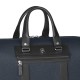 Дорожная сумка VICTORINOX Architecture Urban 2 Weekender, синий, полиэстер/кожа, 24x56x30 см, 45 л