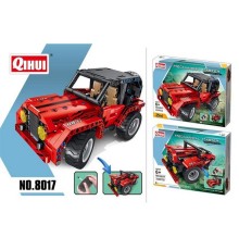 Р/У конструктор Qihui Mechanical Master 2 в 1 Джипы (333 детали)