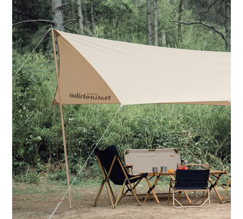 Стойка для тента Naturehike NH20PJ048 алюминиевый сплав 2.8 м, 4 секции, цвет дерево, 6927595782552