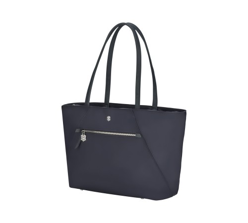 Сумка VICTORINOX Victoria Signature Tote, синяя, нейлон/кожа, 51x15x30 см, 19 л