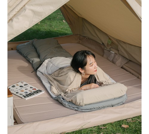Вкладыш (спальный мешок) Naturehike Size Large Ultralight Хлопок Milk Green, 6927595776971
