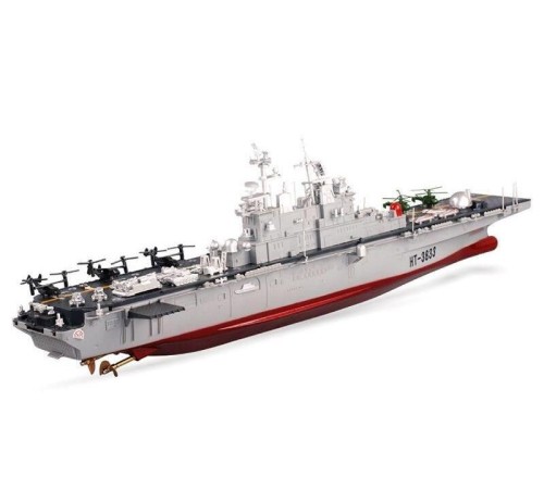 Радиоуправляемый корабль Heng Tai десантный корабль Wasp  2.4G 1/350