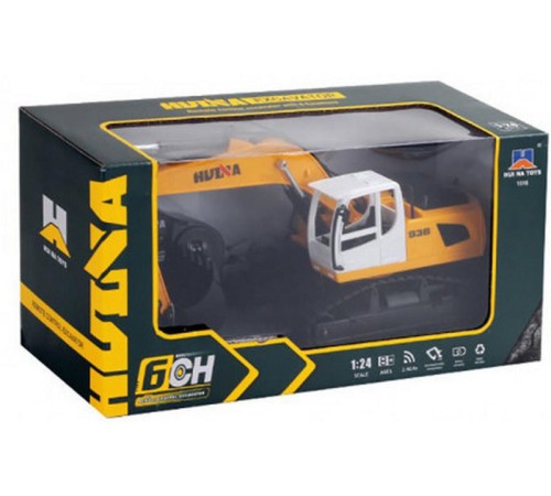 Радиоуправляемый экскаватор HUI NA TOYS 2.4G 6CH (дальность 8 м) 1/24 RTR