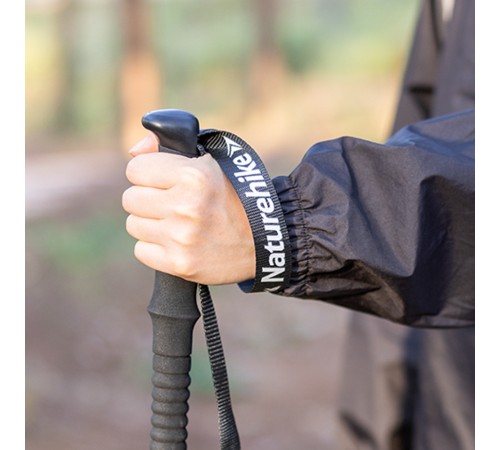 Палка Треккинговая Naturehike ST01 6061 AL NH17D001-Z  с 3 узлами женская 57-120 зеленый, 6975641885573