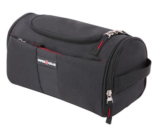 Несессер SWISSGEAR, чёрный, полиэстер, 28х16х16 см