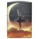 Зажигалка ZIPPO Mythological с покрытием Glow In The Dark Green, латунь/сталь, черная, 38x13x57 мм
