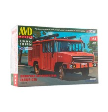 Сборная модель AVD Пожарная автоцистерна Ikarus-526, 1/43