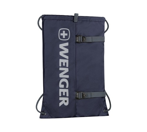 Рюкзак-мешок на завязках WENGER XC Fyrst, синий, полиэстер, 35x1x48 см, 12 л