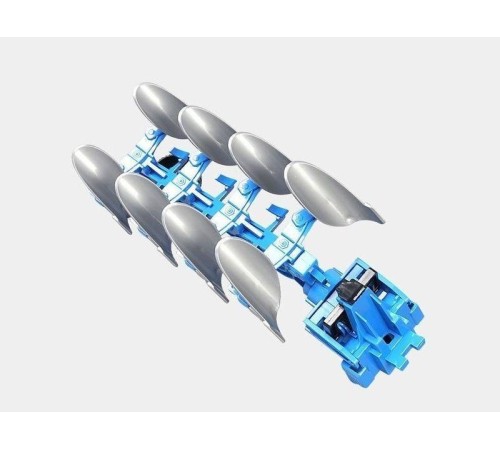 Р/У фермерский трактор Korody с плугом, мет. кузов, двойные колеса 1/24 2.4G 6CH RTR