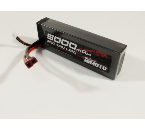 Аккумулятор Li-Po Himoto 5000mAh, 7,4V, 30C, T‐plug