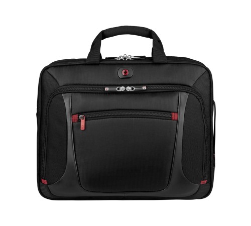 Портфель для ноутбука 15'' WENGER, черный, полиэстер/ПВХ, 40 x 15 x 33 см, 9 л
