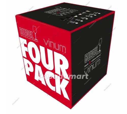 Набор из 4-х бокалов для красного вина Riedel Vinum Pinot noir