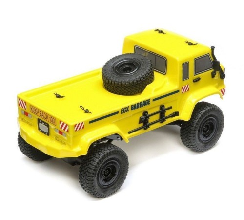 Краулер ECX 1:24 Scaler Crawler Barrage UV 4WD, электро, RTR (желтый)