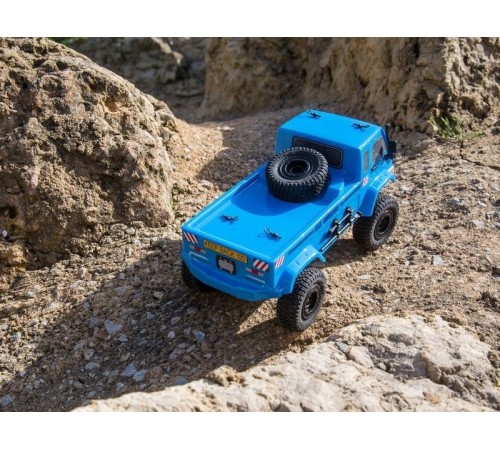 Краулер ECX 1:24 Scaler Crawler Barrage UV 4WD, электро, RTR (синий)