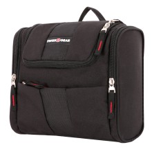 Несессер SWISSGEAR, чёрный, полиэстер, 26х7х23 см