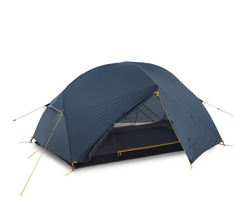 Палатка Naturehike Mongar NH19M002-J 210T двухместная сверхлегкая , синяя Navy Blue, 6975641880998