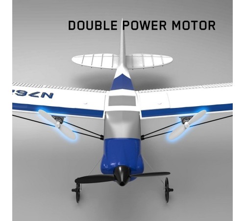 Радиоуправляемый самолет Volantex RC Sport Cub 400мм (синий) 2.4G 2ch LiPo RTF with Gyro